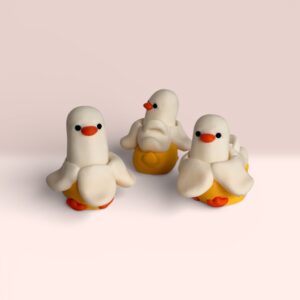 Peeled Banana Duck Clicker