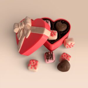 Heart Shape Chocolate Box