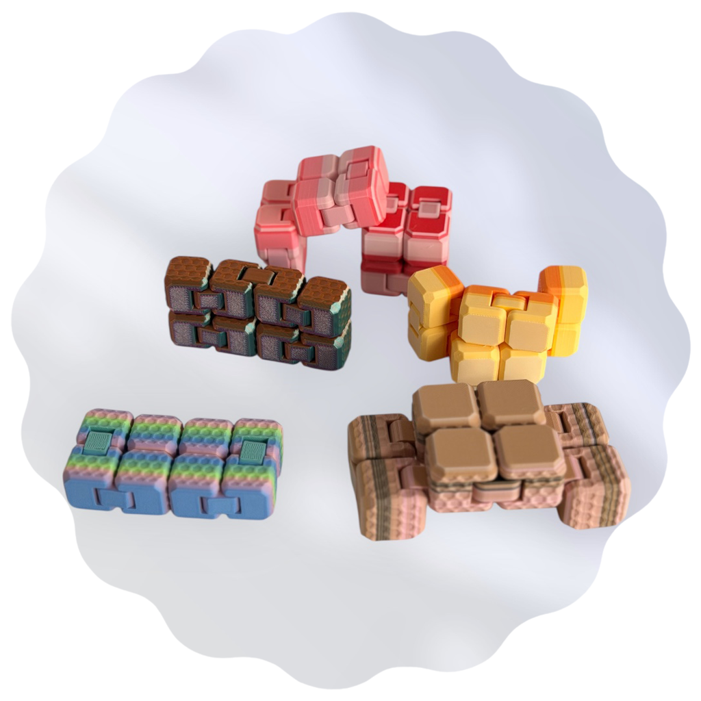 leileis world 3d print fidget cube